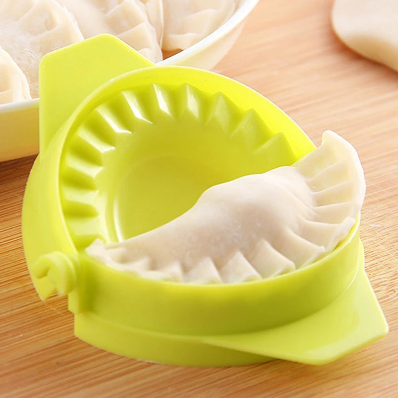 

3pcs Plastic Dumpling Molds Baking Molds Chinese Food Jiaozi Pie Ravioli Dough Press Maker Mold Clips Hand Mould Kitchen Tools