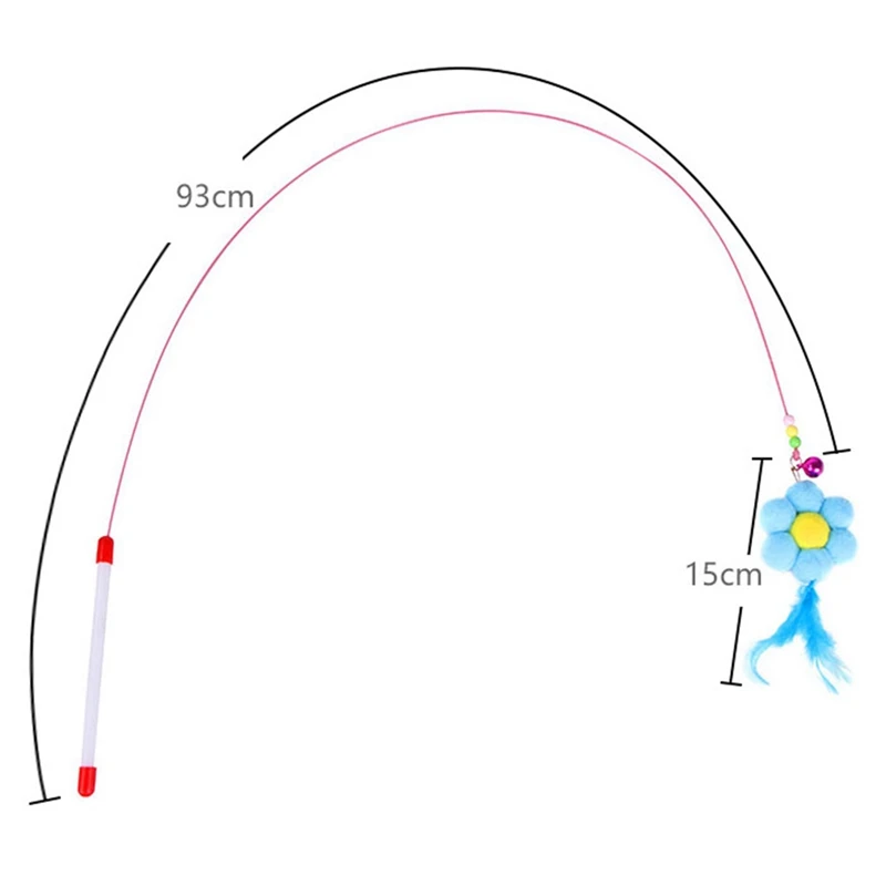 1 шт. игрушка для кошек и котят веселая Женская кошачья палочка пластиковые