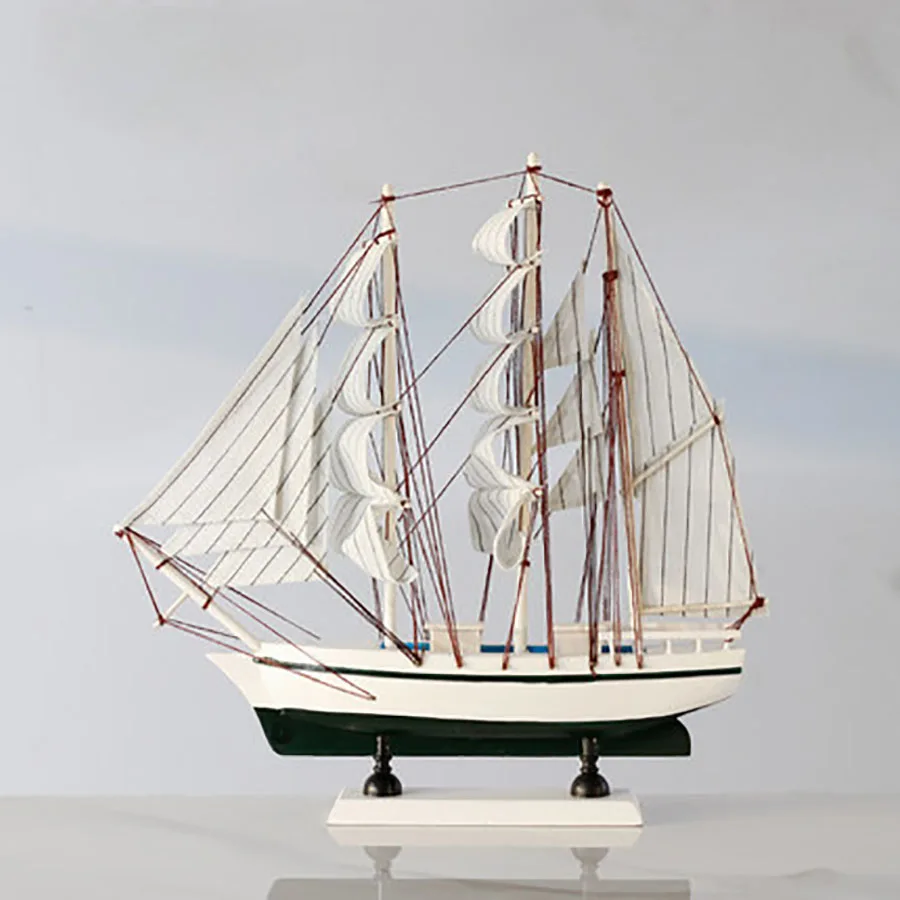 

Sailboat Model Decoration Home Decoration Accessories Living Room Accessories Decoration Wood Decoracion Wedding Decoration 5Z18