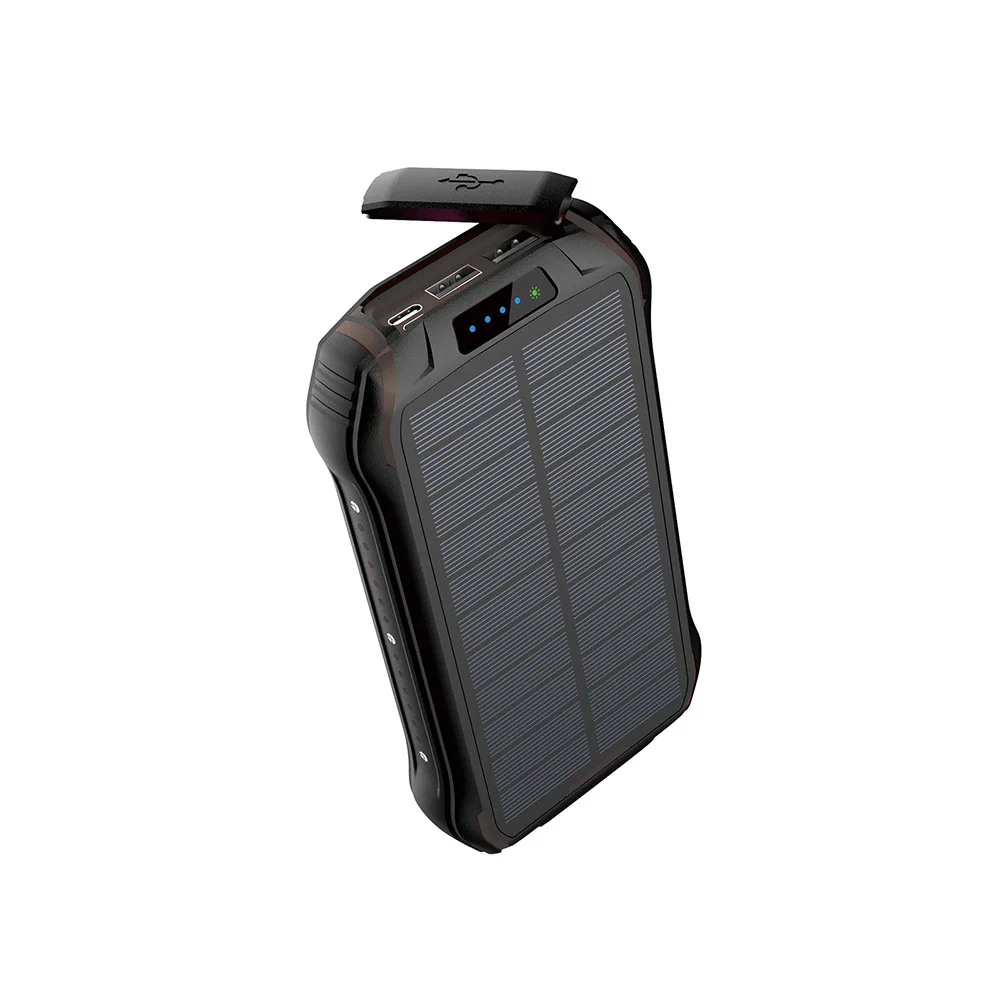 26800mah Солнечное Мощность Дополнительный внешний аккумулятор с микро-Тип USB-c