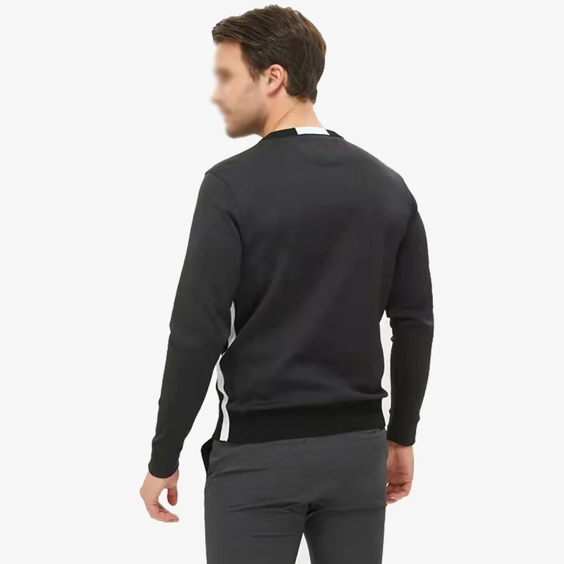 

Men's Long-sleeved Sweater Golf Sweater Autumn/Winter Warm Breathable Angora Knitted Pullover