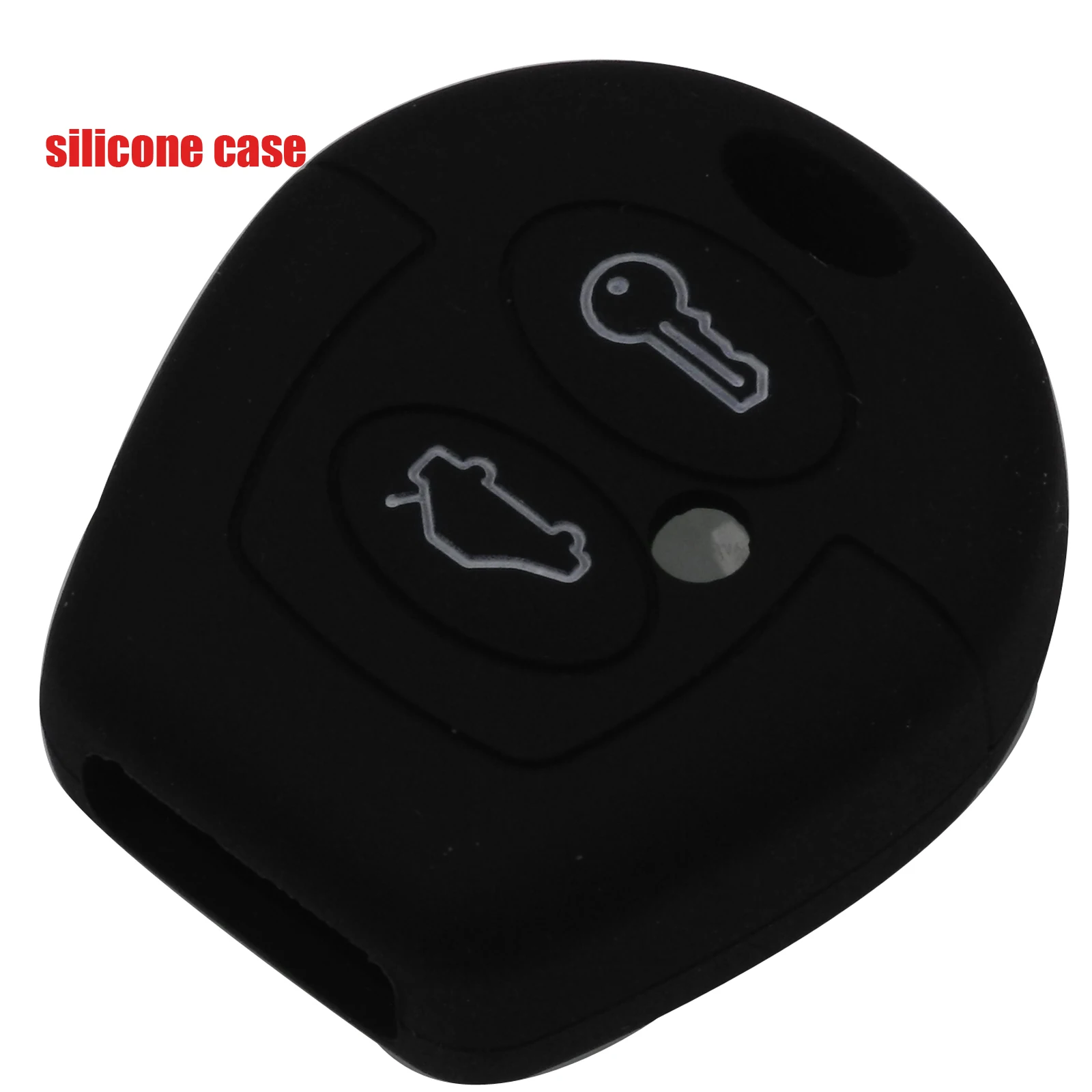 silicone case Jingyuqin чехол для дистанционного ключа автомобиля чехол для VW Polo Golf Jetta Sharan для сиденья Ibiza Leon Toledo Mii Altea для SKODA FABIA OCTAVIA - Количество кнопок: silicone case