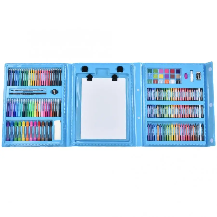 Набор цветных карандашей акварельная ручка масляные мелки художественные