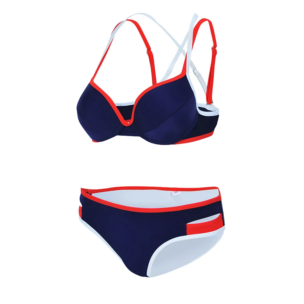 Сексуальное бикини Плавание одежда Для женщин спортивный комплект Белые