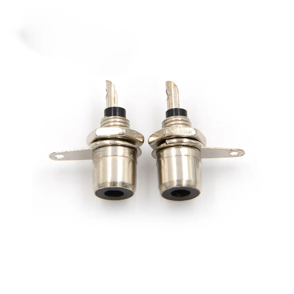 ZLinKJ черный + красный Профессиональный RCA шасси Панель Крепление Jack Разъем Разъемы