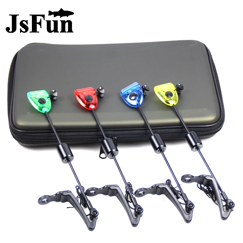 Комплект рыболовных Свингеров индикаторы укуса 4 шт. чехол на молнии со