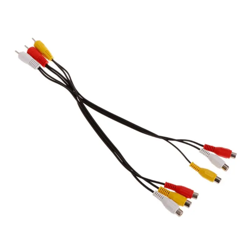 1 шт. переходник с 3 RCA на 6 | Электроника