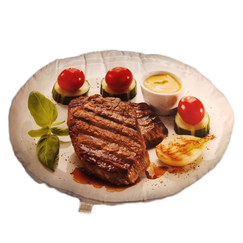

Simulational Plush Bread Steak Pizza Hamburg Shape Lifelike Pillow Funny Food Nap Pillow and Cushion Kids Toy Birthday Gift