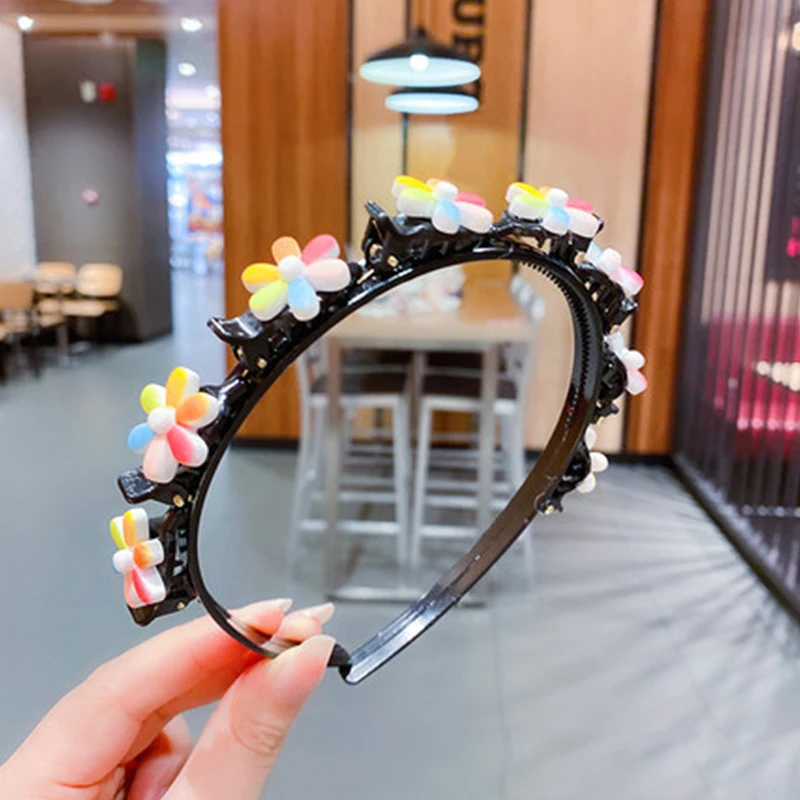 Модная заколка для волос повязка на голову с клубникой милый зажим цветами и