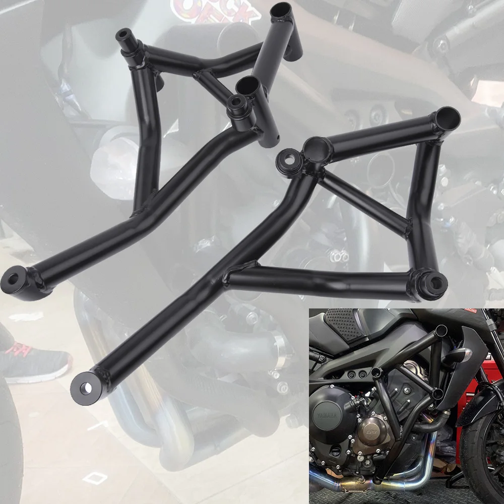 MT09 FZ09 трюк клетка защита двигателя мотоцикла аварии бар Бампер протектор для Yamaha