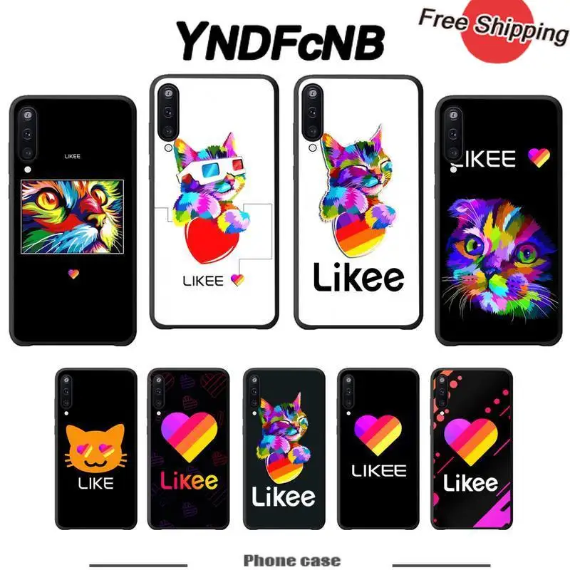 Мягкий силиконовый чехол с забавным котом и сердцем для Samsung Galaxy A 01 11 20 30 31 40 50 51 70 71