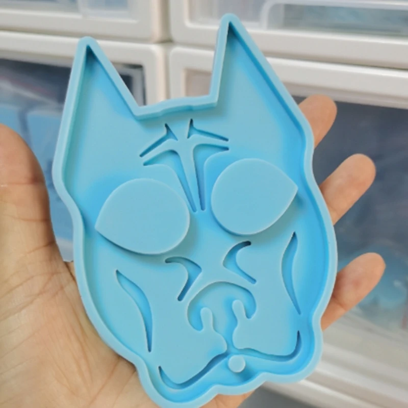 

Keychain Casting Silicone Mould Crystal Epoxy Resin Molds DIY Crafts Decorations Jewelry Making Tools