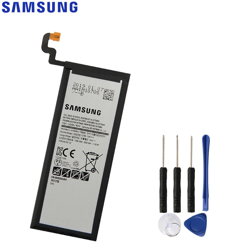 

Оригинальный сменный аккумулятор для телефона Samsung для Galaxy Note 5 SM-N9208 Note5 N9208 N9200 N920t N920c