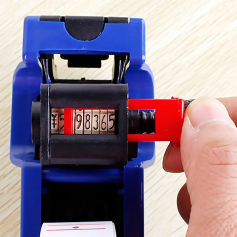 

Pricing Gun Labeller Machine kit Price Tag 2 Inks Roller 1 Rolls Labels Labels Machine for Supermarket Shopping Mall 2