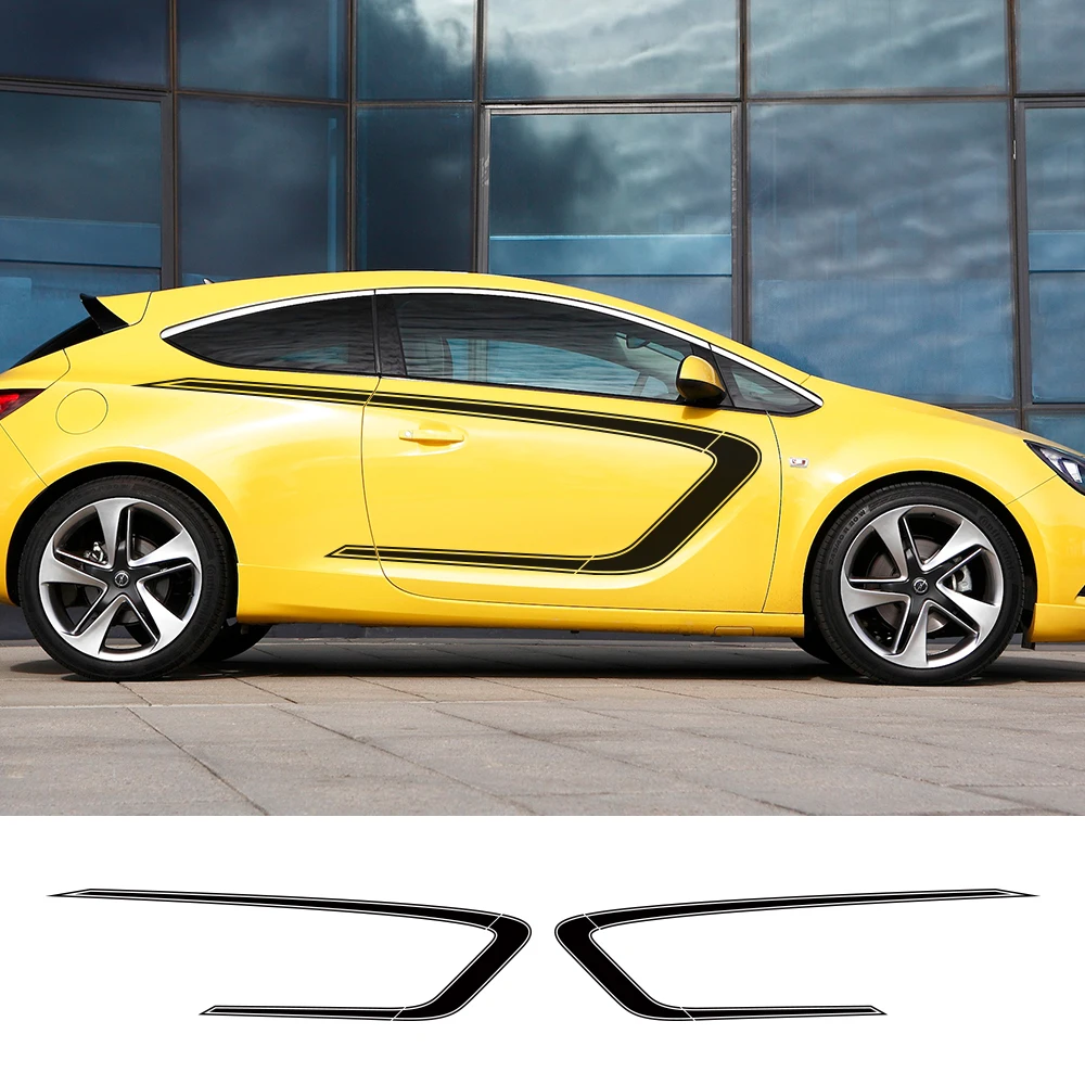 

2 шт., виниловые наклейки для автомобилей Opel Astra GTC