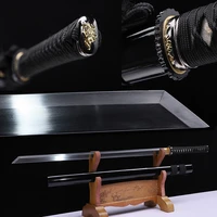 japanese warrior katanas ninja swords 60si2mn steel real swords wooden scabbard razor sharp full tang handmade catana