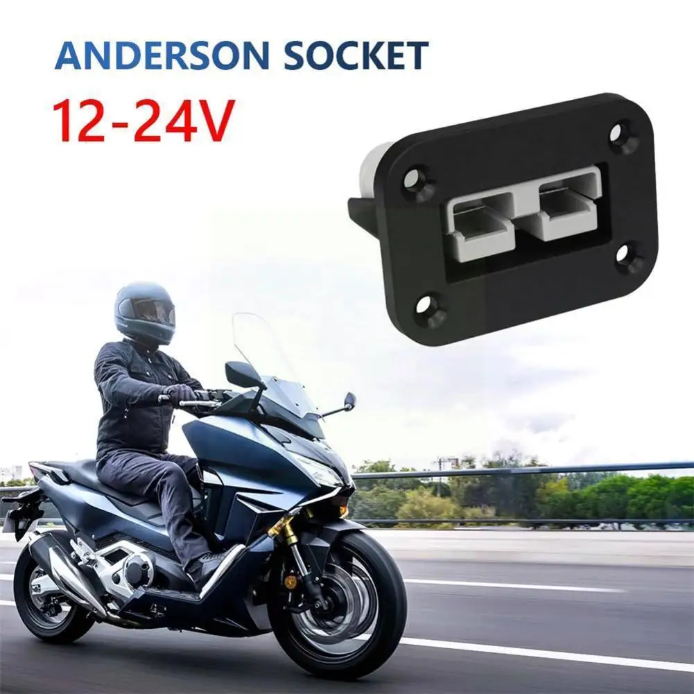 

Car Socket Panel High Current Socket Flush Mount 50 Amp Anderson Plug Mounting Bracket Panel Cover For Caravan Boat G6b1