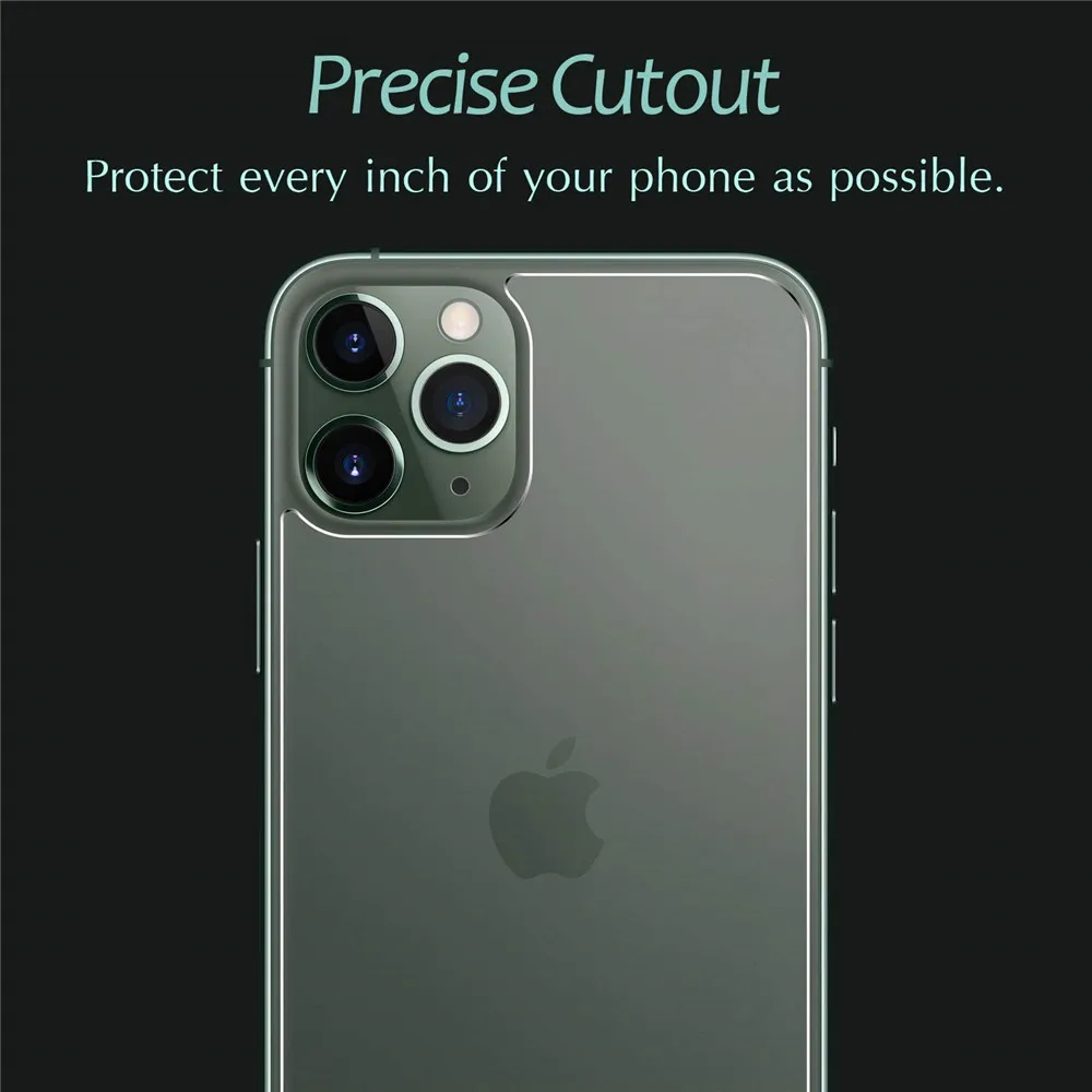 Переднее + заднее закаленное стекло 2 шт. для iPhone XS 11 12 Pro Max Mini X XR Защита экрана 8 7 6 6S