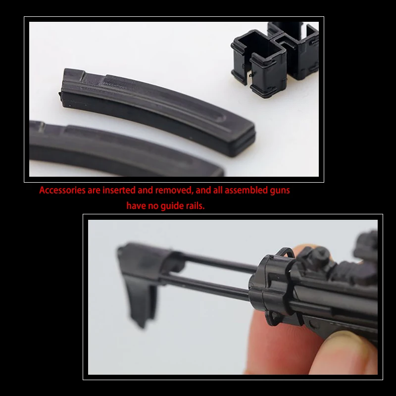 1/6 Sca 1:6 модель ружья Mp40/MP5/MP5SD5/HK53/MK18/KRISS/MP7/UZI ружье бумага для сборки подходит 12 дюймов солдат фигурка