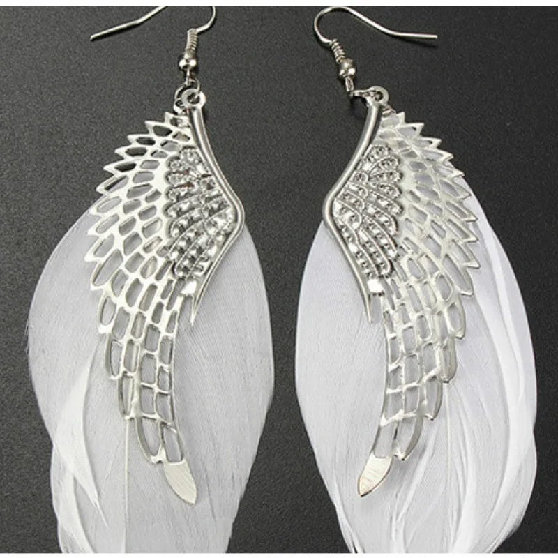 Серьги в европейском и американском стиле простые модные увеличенные блестящие