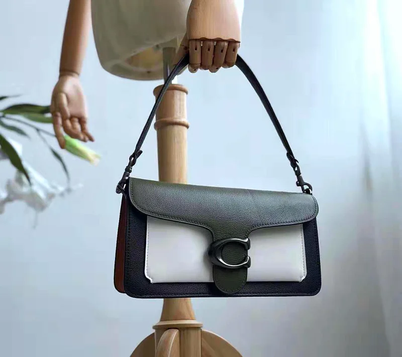 

New Dionysus bag coah leather printing color matching stick bag envelope flip armpit bag one shoulder slant across handbag