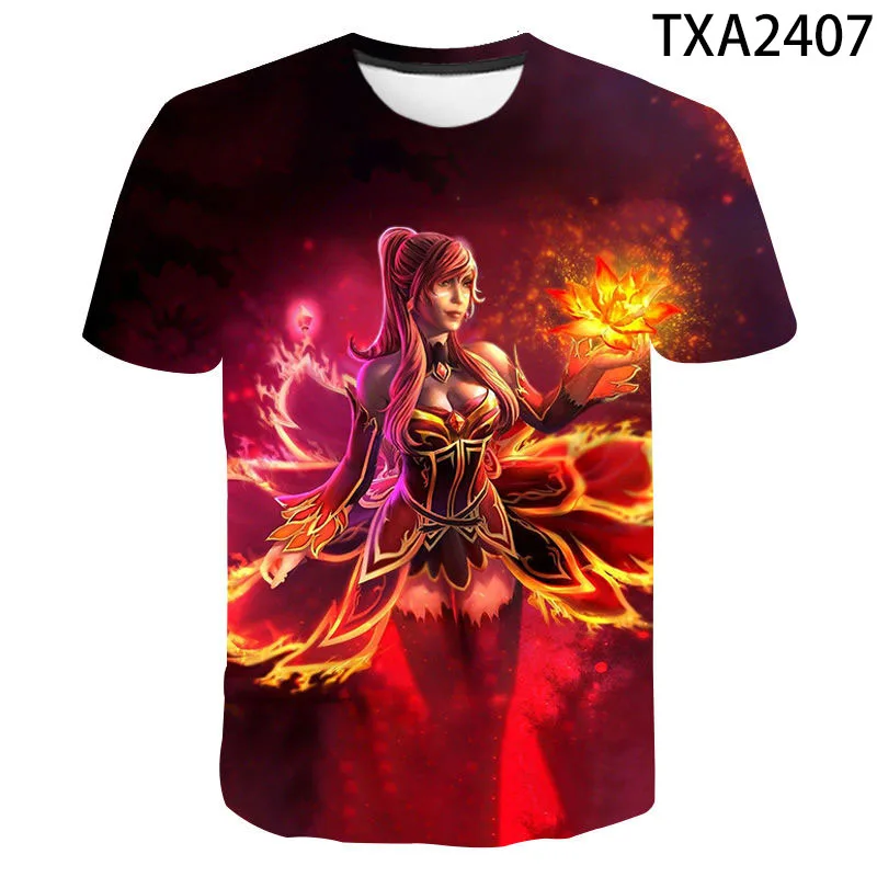 Новинка 2020 летняя мужская женская Детская игра Dota 2 модная уличная одежда