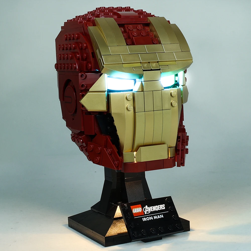 EASYLITE LED Light Set For 76165 Man Helmet | Blocks
