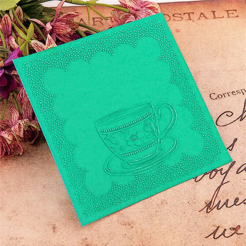 Фотоальбом для выпечки 12 7x12 7 в виде чашки кофе|Папки тиснения| |