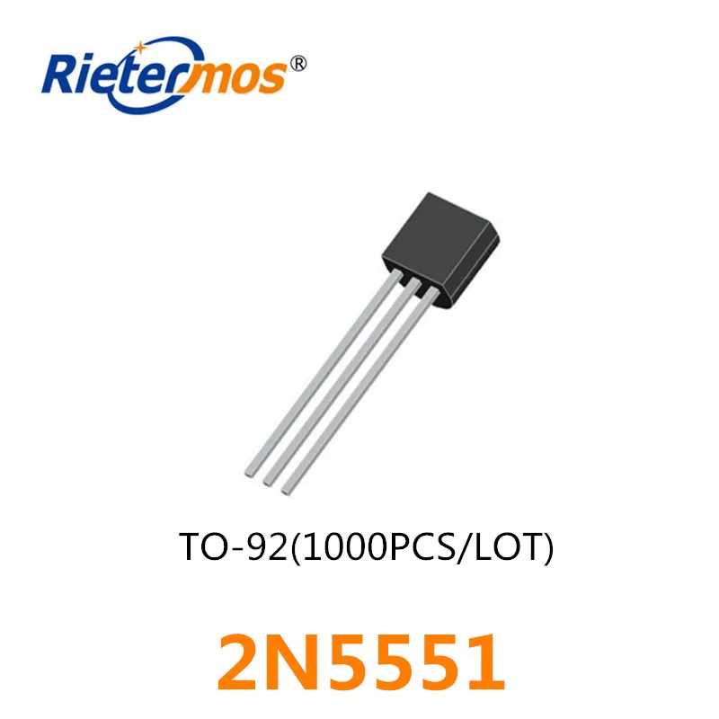 

1000PCS 2N5551 TO-92 5551 TO92 NPN 600MA 160V made in China