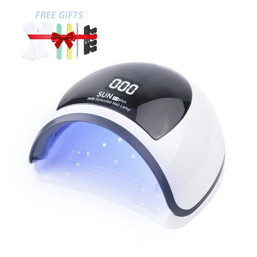 Профессиональный светодиодный УФ светильник для маникюра 80 Вт 110 240 В Сушилка