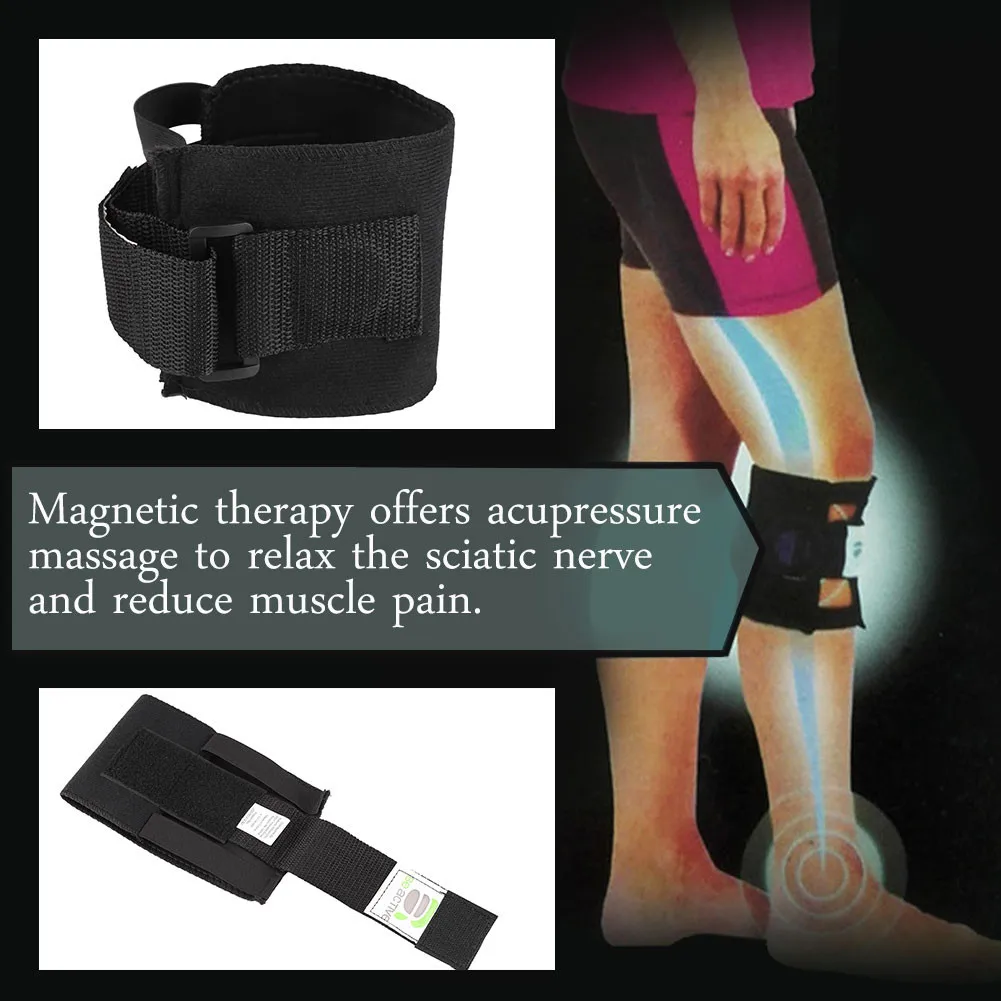 

Magnetic Acupressure Therapy Leg Lower Back Pain Relief Brace Calf Compression Sleeve Support Knee Pads Leg Magnet Health Care