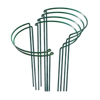 6pcs plant support stakes ring cage metal garden plant stake plant support ring for peony tomato vegetable rose flowers tools