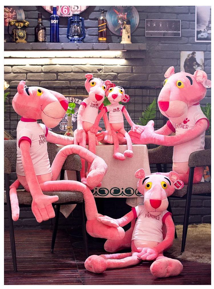 60 180 см Розовая пантера озорная леопардовая кукла плюшевая игрушка для детей