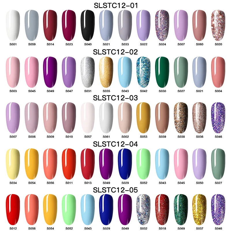 Набор профессиональных полуперманентных лаков для ногтей ROSALIND лампа УФ 36 Вт