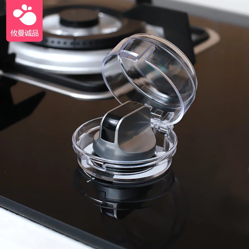 

1 piece Baby Kids Safety Lock Clear Stove Oven Knob switch Cover Gas Stove Locks Kitchen Protection