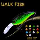 WALK FISH 1 шт., 100 мм14,5 г, плавающая приманка в виде гольяна, Искусственные воблеры, искусственная приманка для рыбалки, приманка в виде больших губ, окуня, щуки, приманки