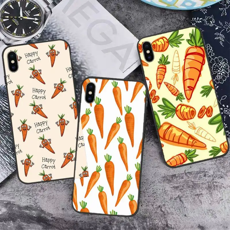 

carrot Phone Case for iPhone 11 12 13 pro XS MAX 8 7 6 6S Plus X 5S SE 2020 XR mini