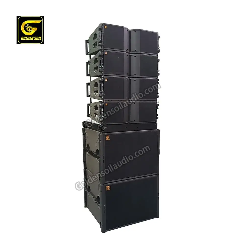 Пассивная линейная акустическая система goldenground Audio KR208 двойная 8 дюймов для