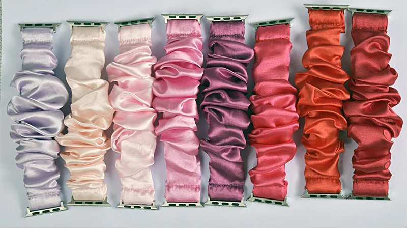 Scrunchie Elastic Strap for apple watch 5 band 44mm 40mm women watchband bracelet for series 5 4 3 for iwatch band 38mm 42mm 38
