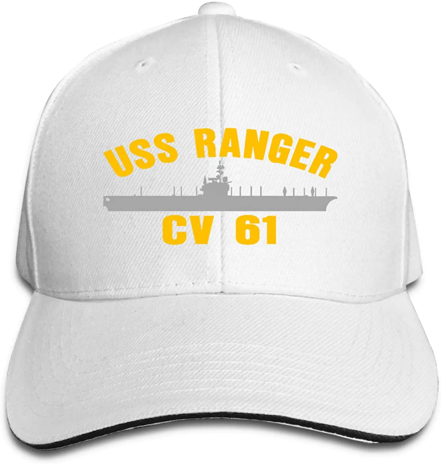 

USS Ranger Cv-61 Baseball Caps Sandwich Caps