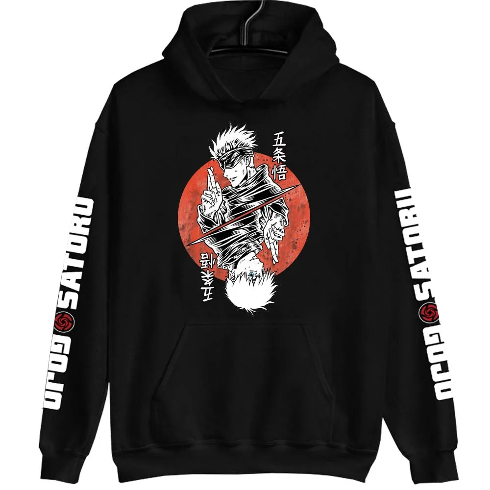 

Jujutsu Kaisen Hot Anime Hoodie Pullovers Tops Long Sleeves Oversize Harajuku Punk Man Woman