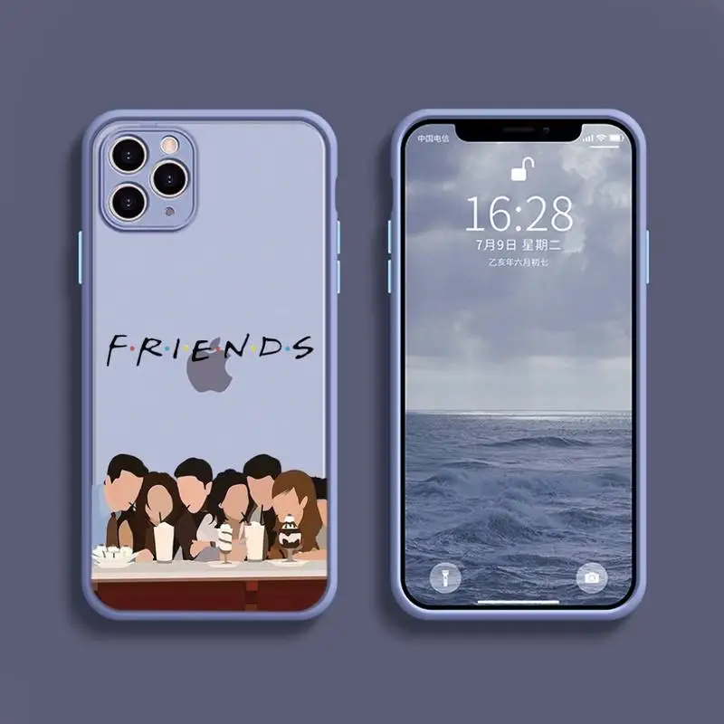 

Friend Tv Show How You Doin Phone Case Transparent Matte For IPhone 7 8 11 12 S Mini Pro X XS XR MAX Plus Cover Shell