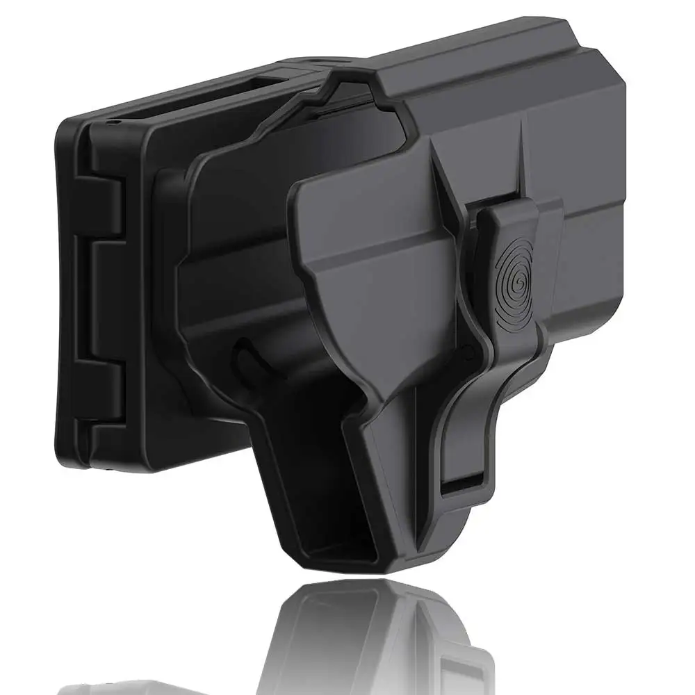 

TEGE 2021 OWB Polymer Tactical Gun Holster S&W M&P Shiled Matched Belt Clip Attachment 60 Degree Adjusting Concealed Holster