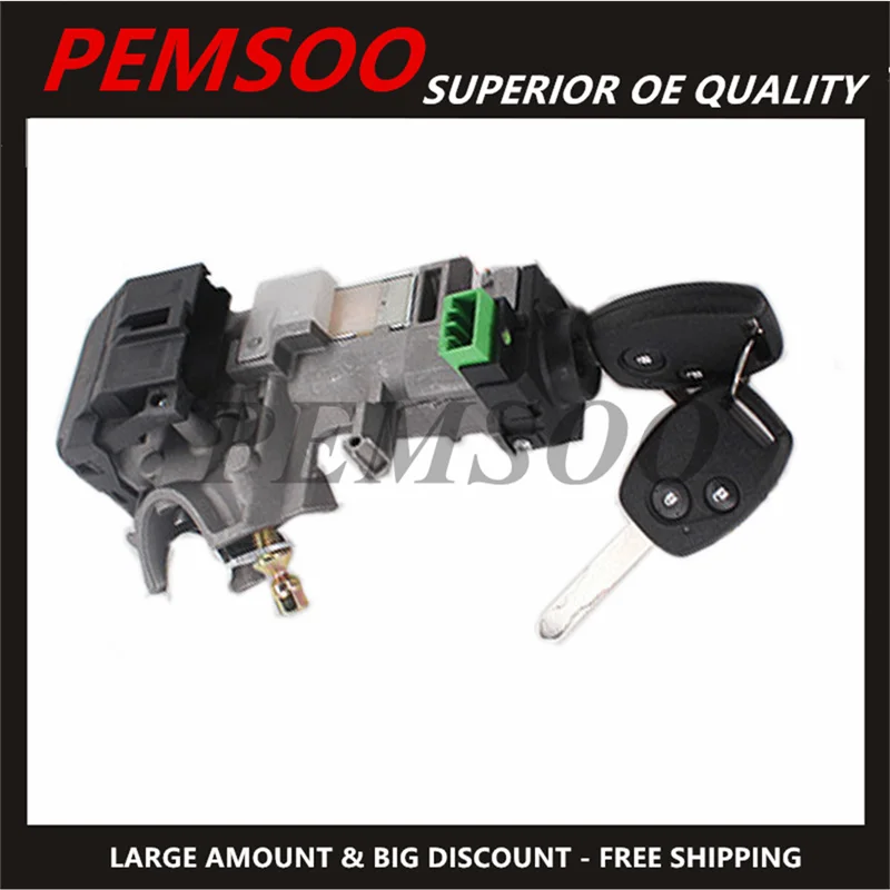 Выключатель зажигания Блокировка цилиндра авто Trans 2 ключ подходит для 2006-2011 Honda