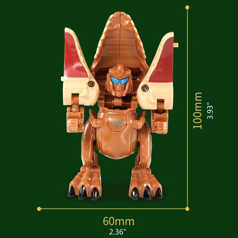 

Tyrannosaurus Carnotaurus Raptor Deformation Mecha Dinosaur Toy Building Block