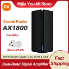 Маршрутизатор Xiaomi AX1800 WIFI6 Gigabit 2,4G 5 ГГц 5-ядерный двухполосный маршрутизатор OFDMA ретранслятор сигнала усилитель с EU UK адаптером маршрутизатор