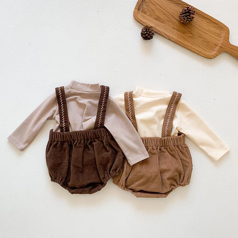 Костюм для маленьких девочек корейский стиль весна-осень комплекты одежды