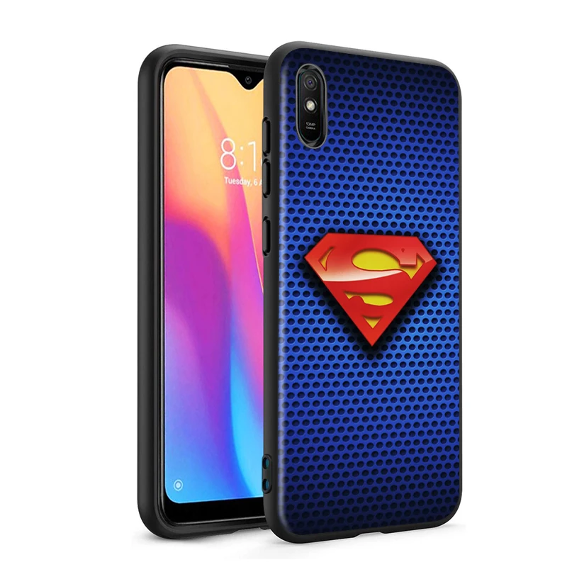 

Marvel logo cute for Xiaomi Redmi 10X Pro 9C 9A 9T 9 GO K40 K30 Ultra K20 8 7 S2 6 5 4X Pro Soft Black Phone Case