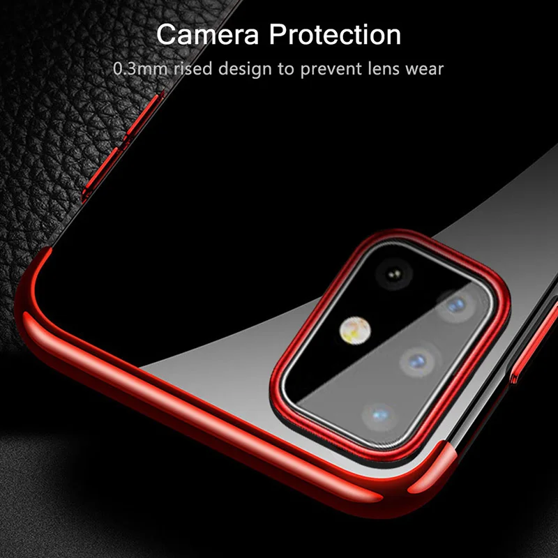 Блестящий силиконовый чехол с покрытием мягкий из ТПУ для Samsung Galaxy A51 A515 2020 A71 A715