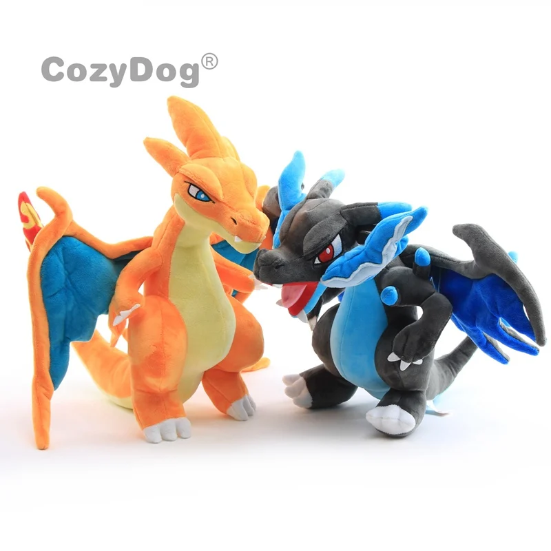 30-35 см Япония Аниме Charizard центр мегаэволюция плюшевые игрушки кукла блестящая Charizard X& Y плюшевая игрушка детский подарок на день рождения